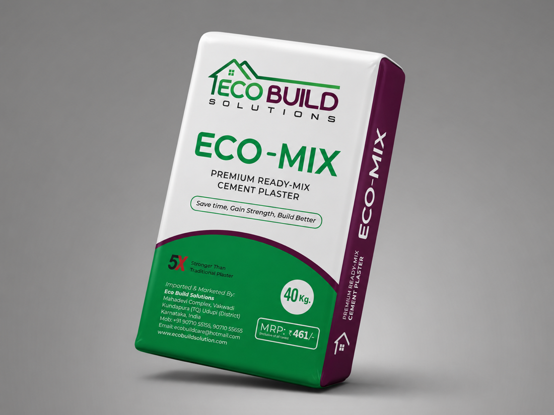 Eco-Mix Premium Ready-Mix Cement Plaster